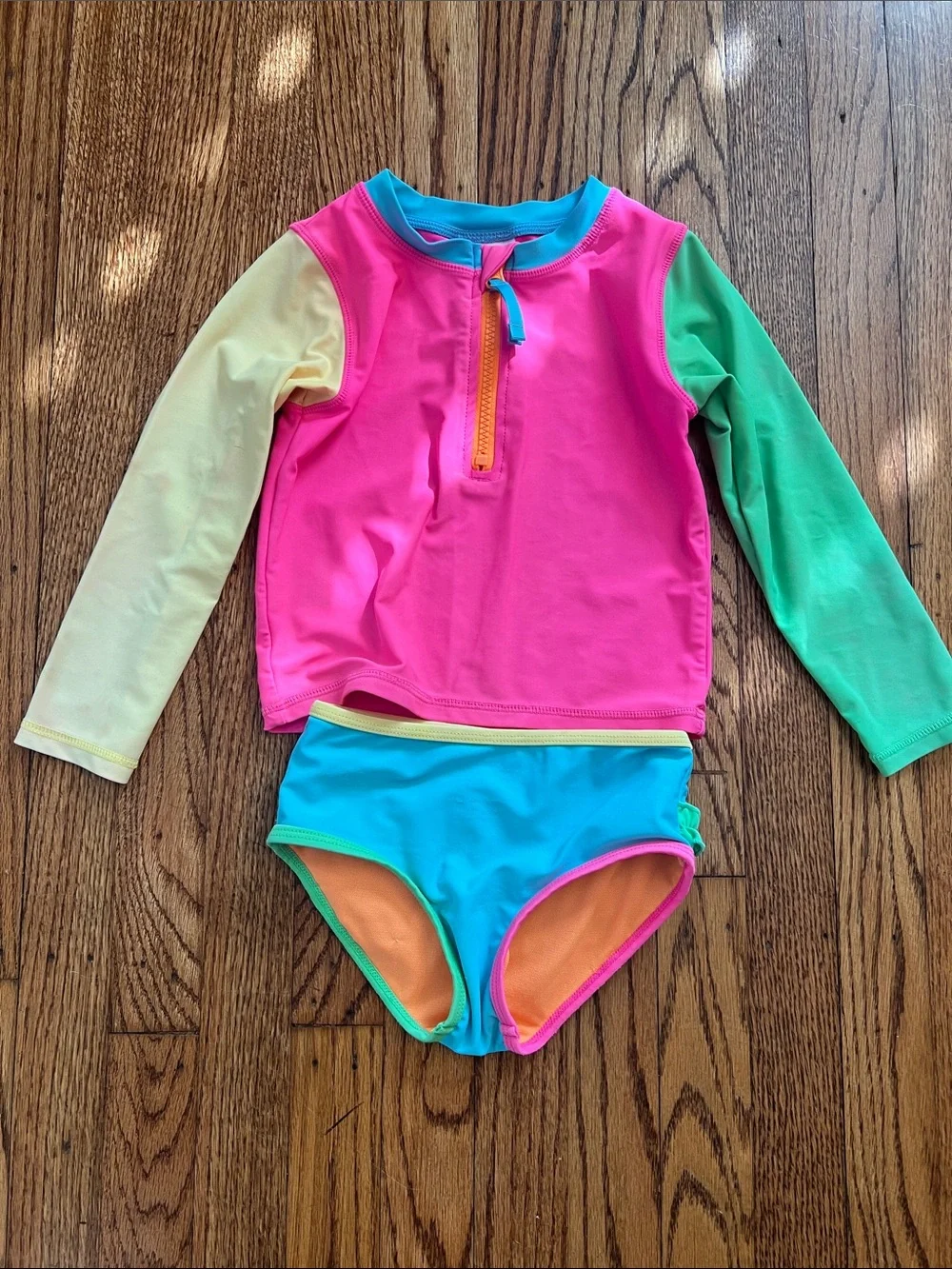 Ruffle Butts Toddler Girls Swim Suit Bundle, 3T
